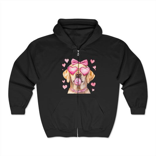 Valentines Unisex Heavy Blend™ Full Zip Hooded Sweatshirt