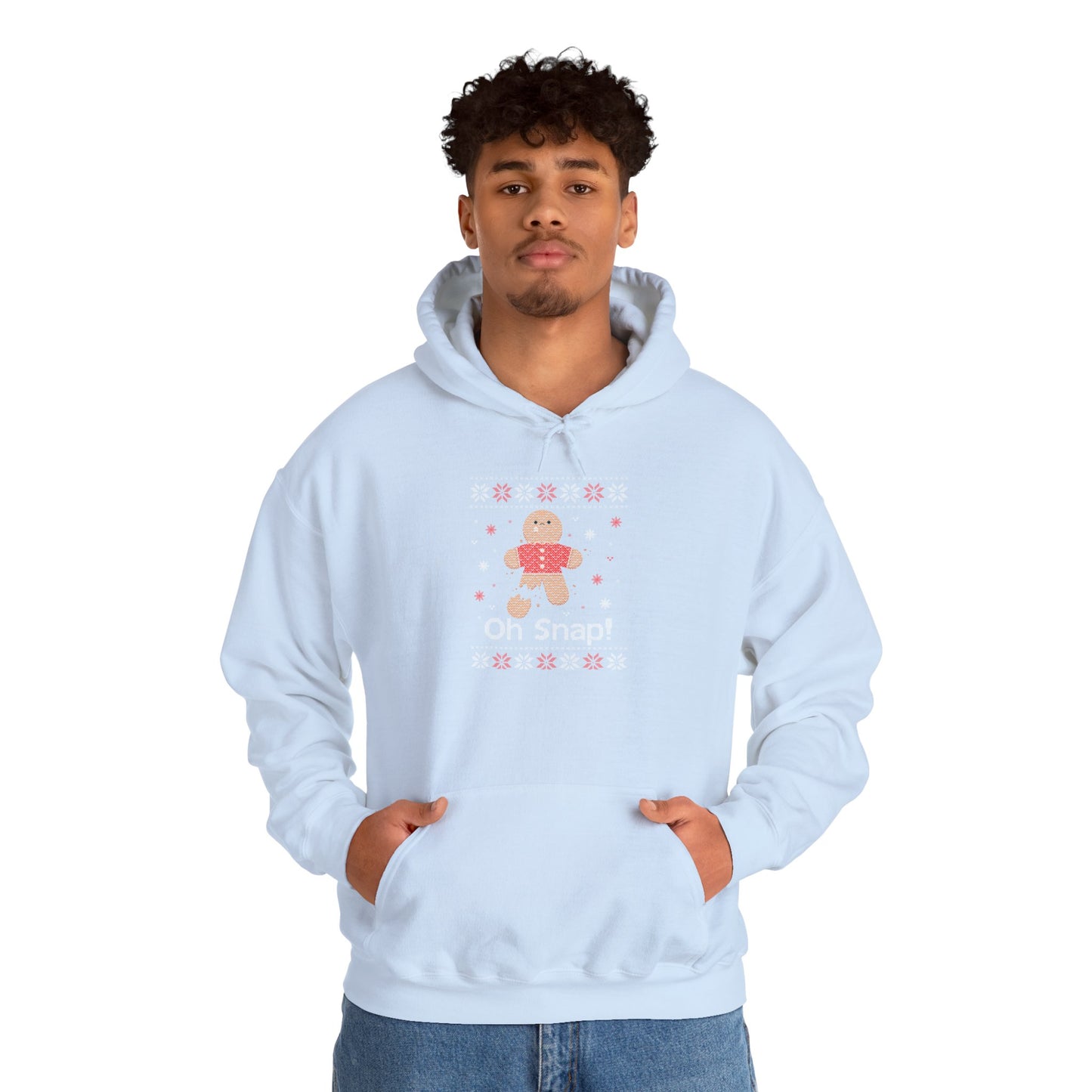 Funny Gingerbread Man Hoodie, Cozy Holiday Hoodie, Christmas Gift, Comfortable Winter Wear, Unisex Seasonal Apparel