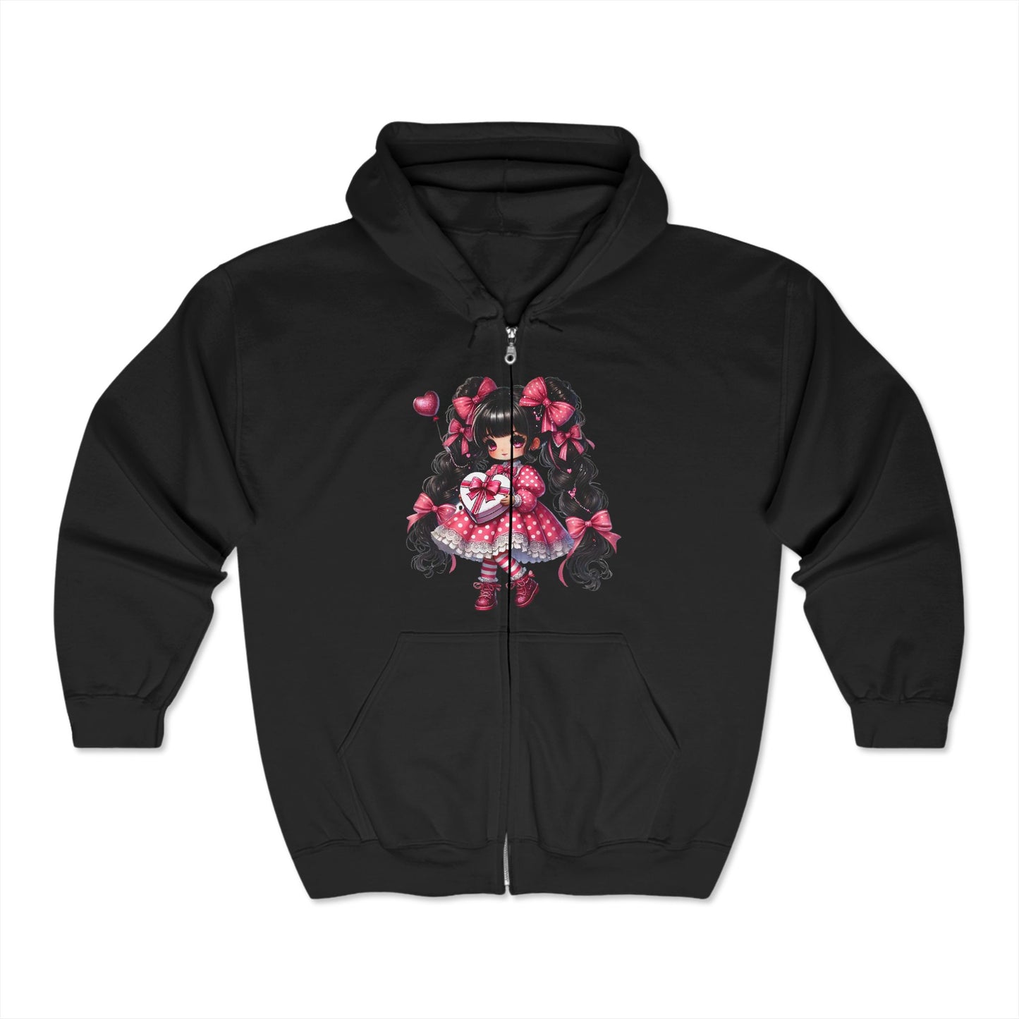 Valentines Unisex Heavy Blend™ Full Zip Hooded Sweatshirt