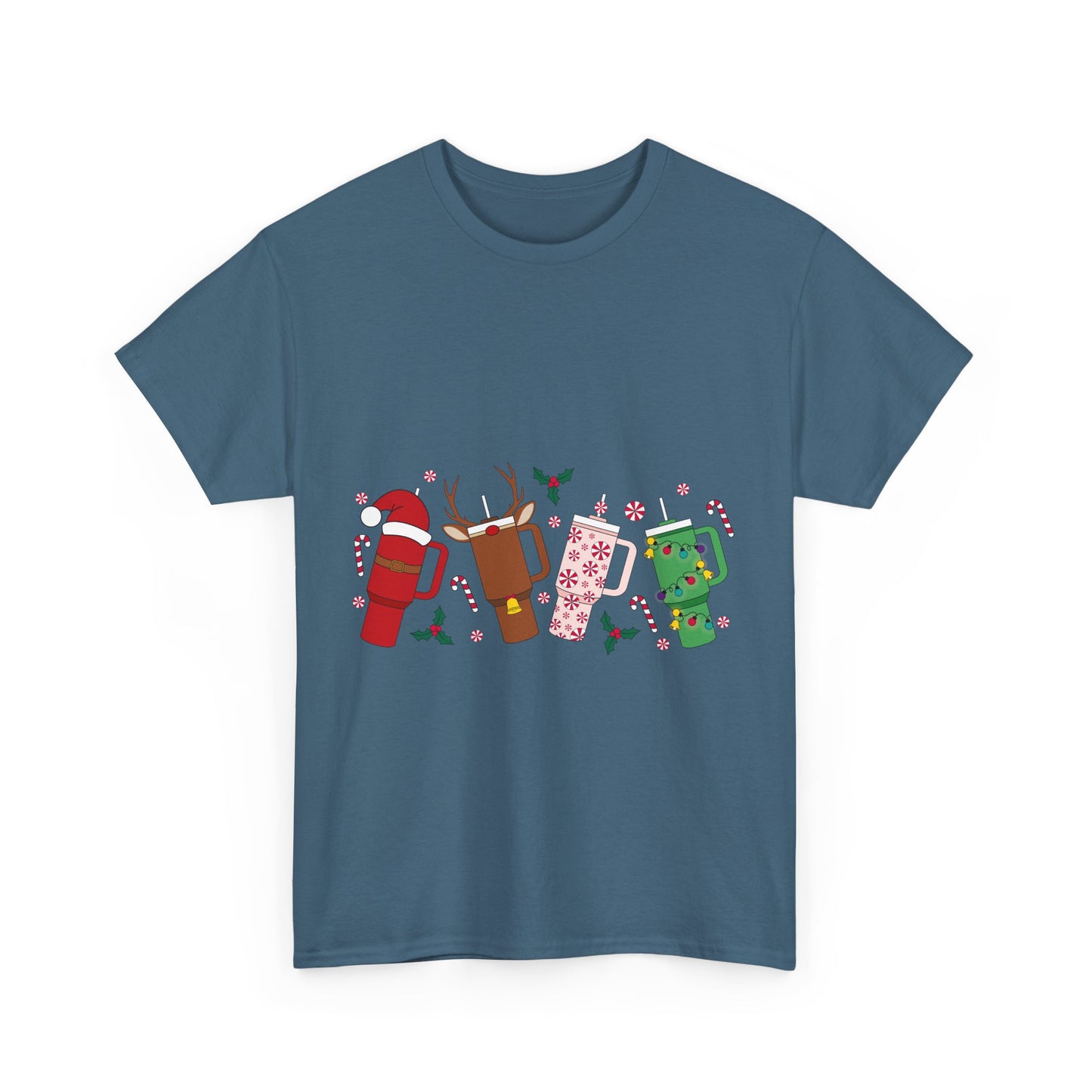 Christmas Unisex Garment-dyed Long Sleeve T-ShirtUnisex Heavy Cotton Tee