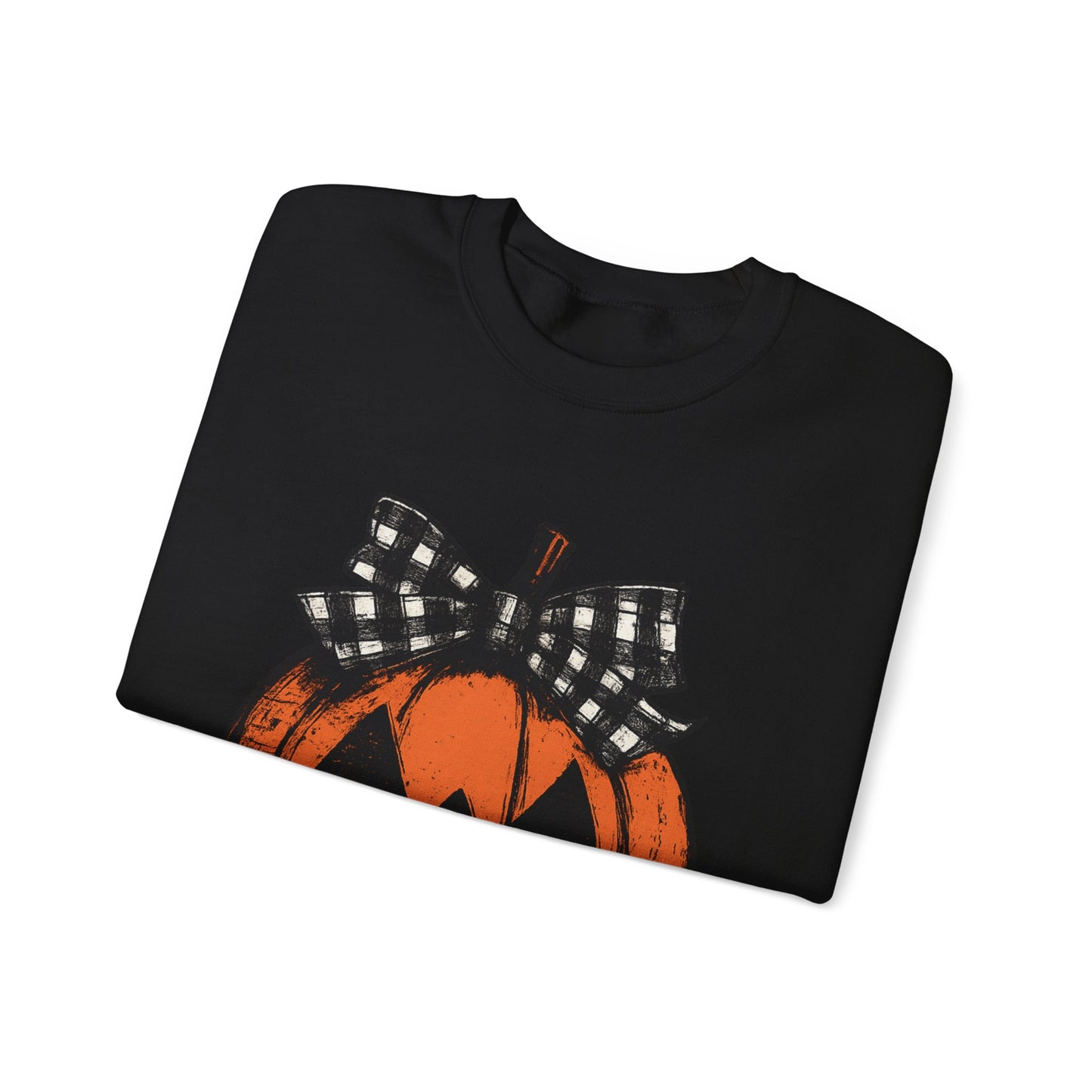 Autumn Pumpkin Crewneck Sweatshirt, Fall Fashion, Halloween Sweatshirt, Cozy Sweater, Pumpkin Patch Outfit, Unisex Clothing