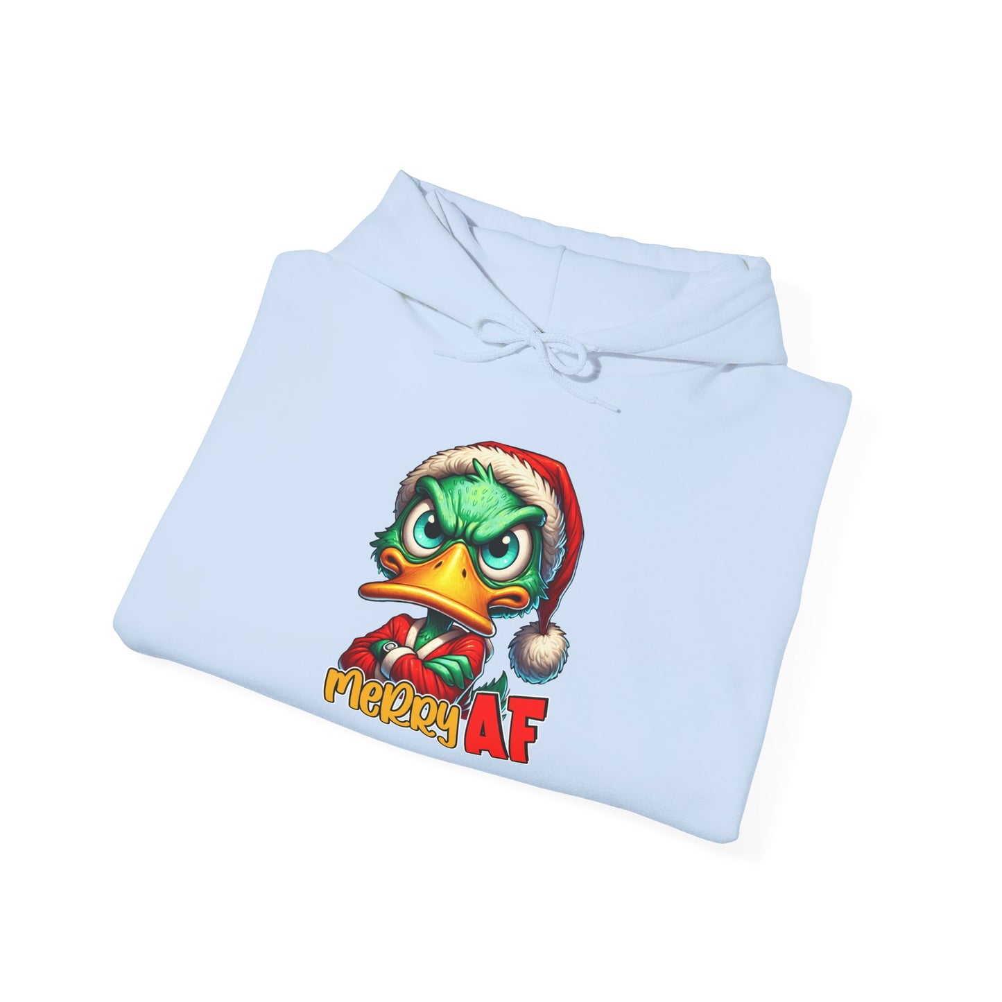 Festive Grinch Hoodie | Merry AF Gift for Christmas, Unisex Sweatshirt, Holiday Apparel, Cozy Sweatshirt, Grinch Lovers