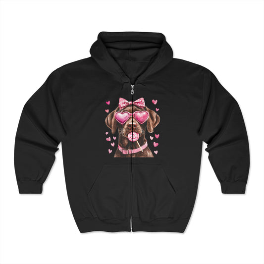 Valentines Unisex Heavy Blend™ Full Zip Hoodies