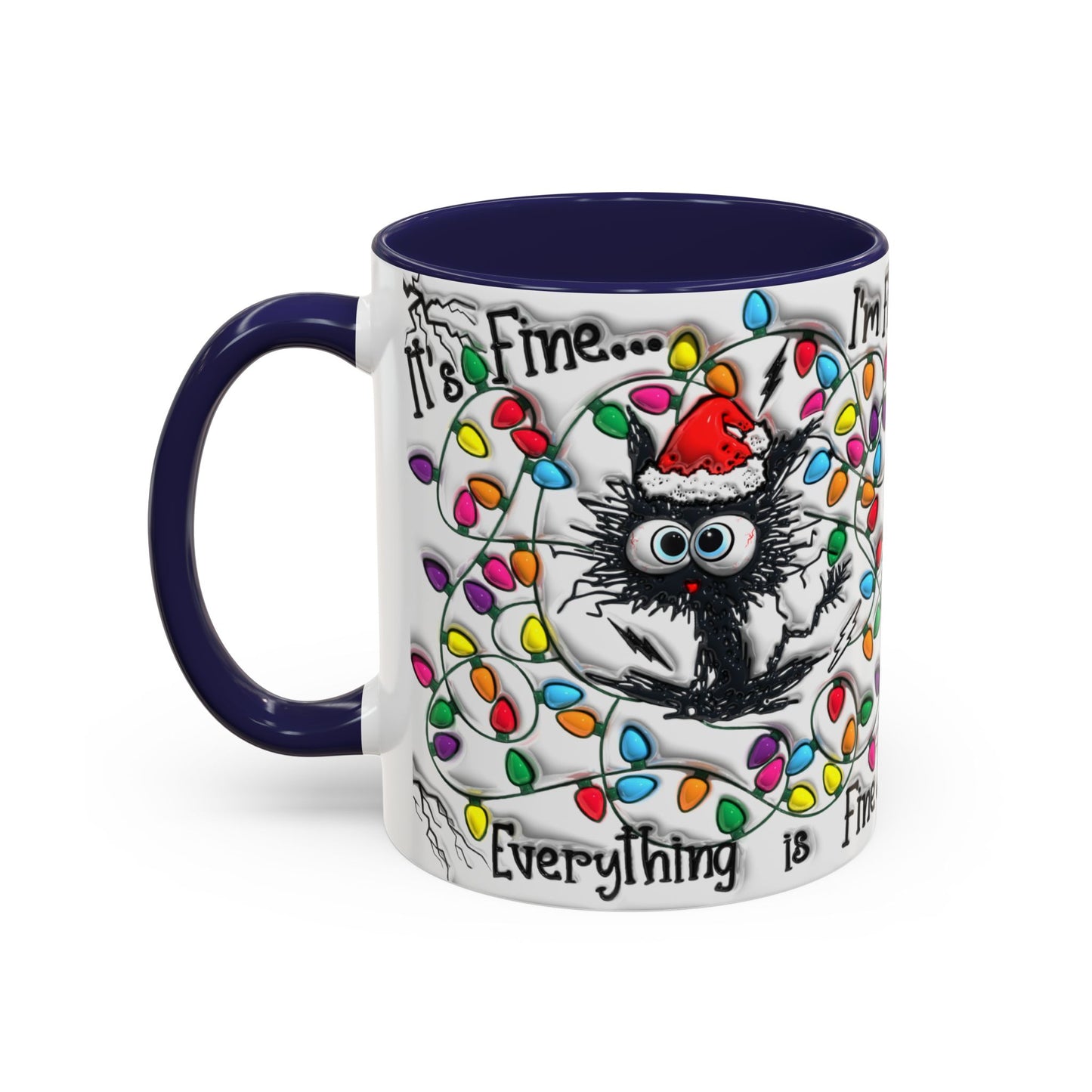 Christmas Accent Coffee Mug (11, 15oz)