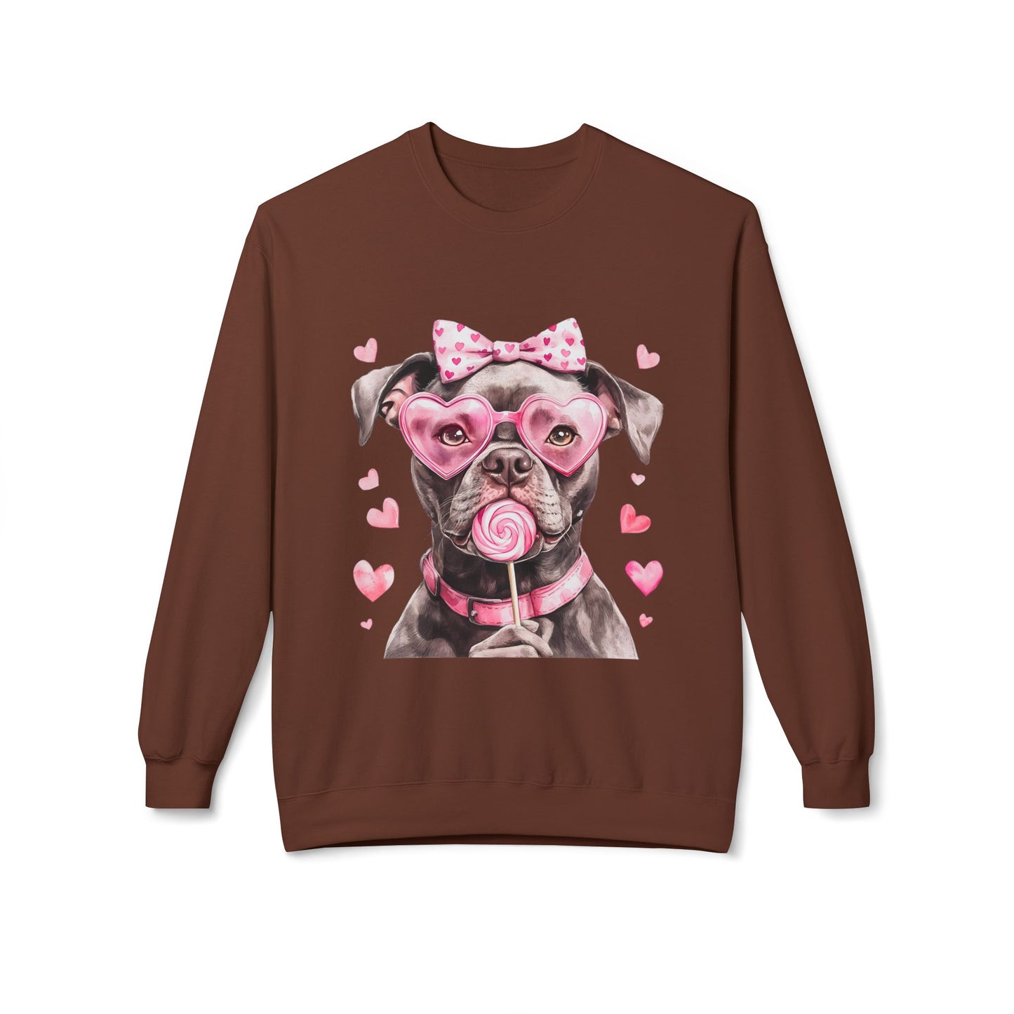 Valentines Unisex Midweight Softstyle Fleece Crewneck Sweatshirt