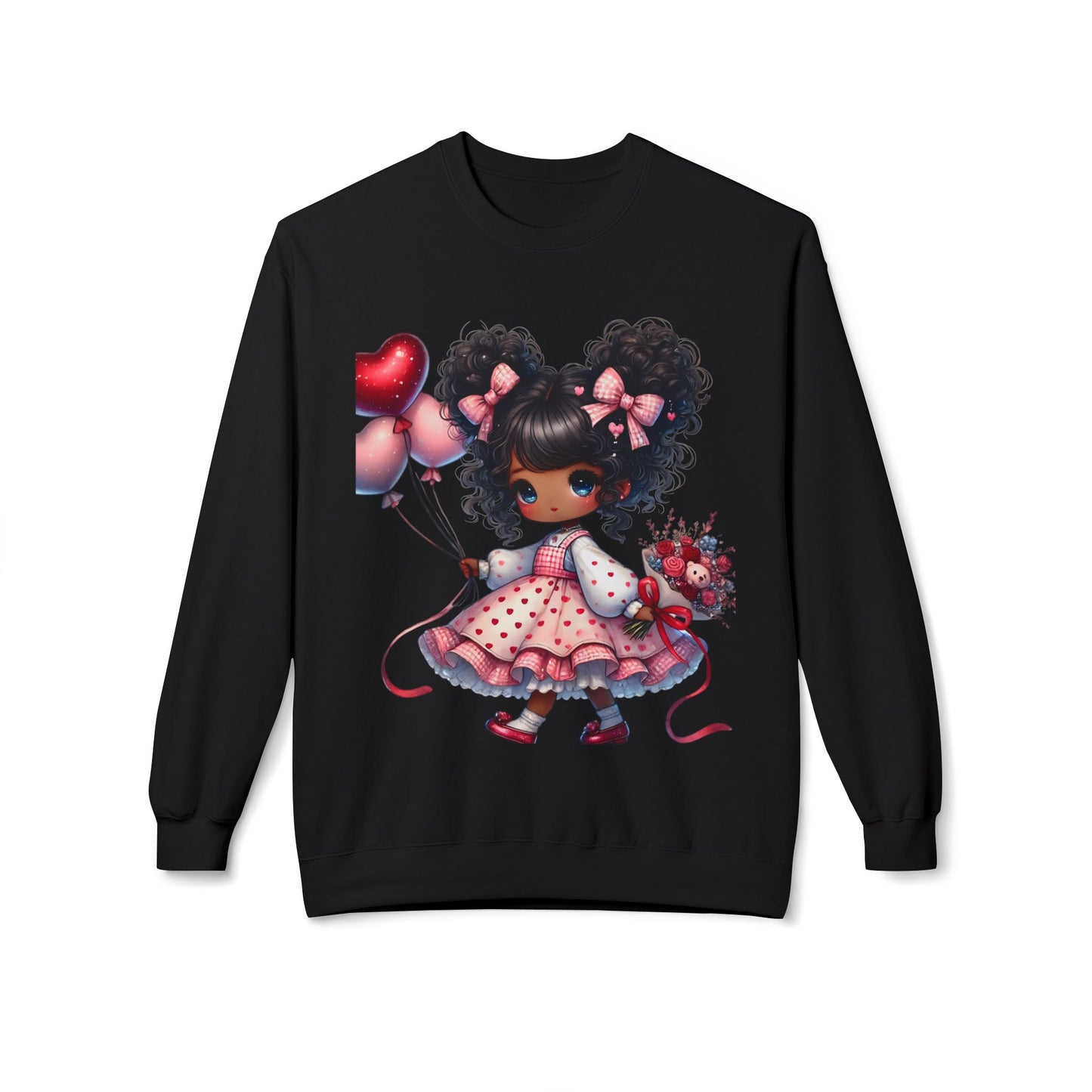 Valentines Unisex Midweight Softstyle Fleece Crewneck Sweatshirt