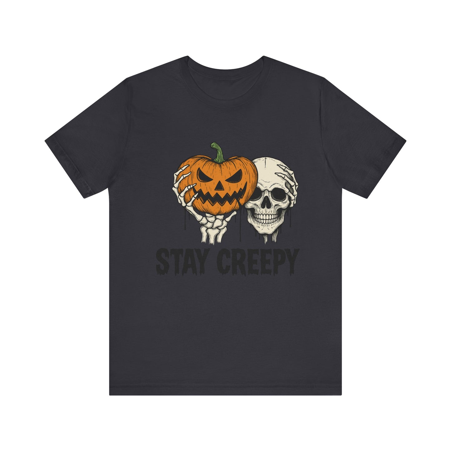 Halloween Graphic Tee - Stay Creepy Unisex Shirt, Fall Fashion, Spooky Halloween Apparel, Casual Wear, Gift for Halloween Lovers