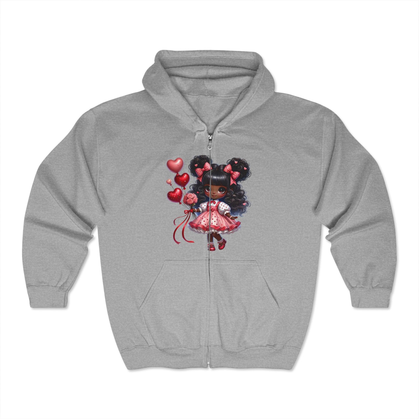 Valentines Unisex Heavy Blend™ Full Zip Hooded Sweatshirt