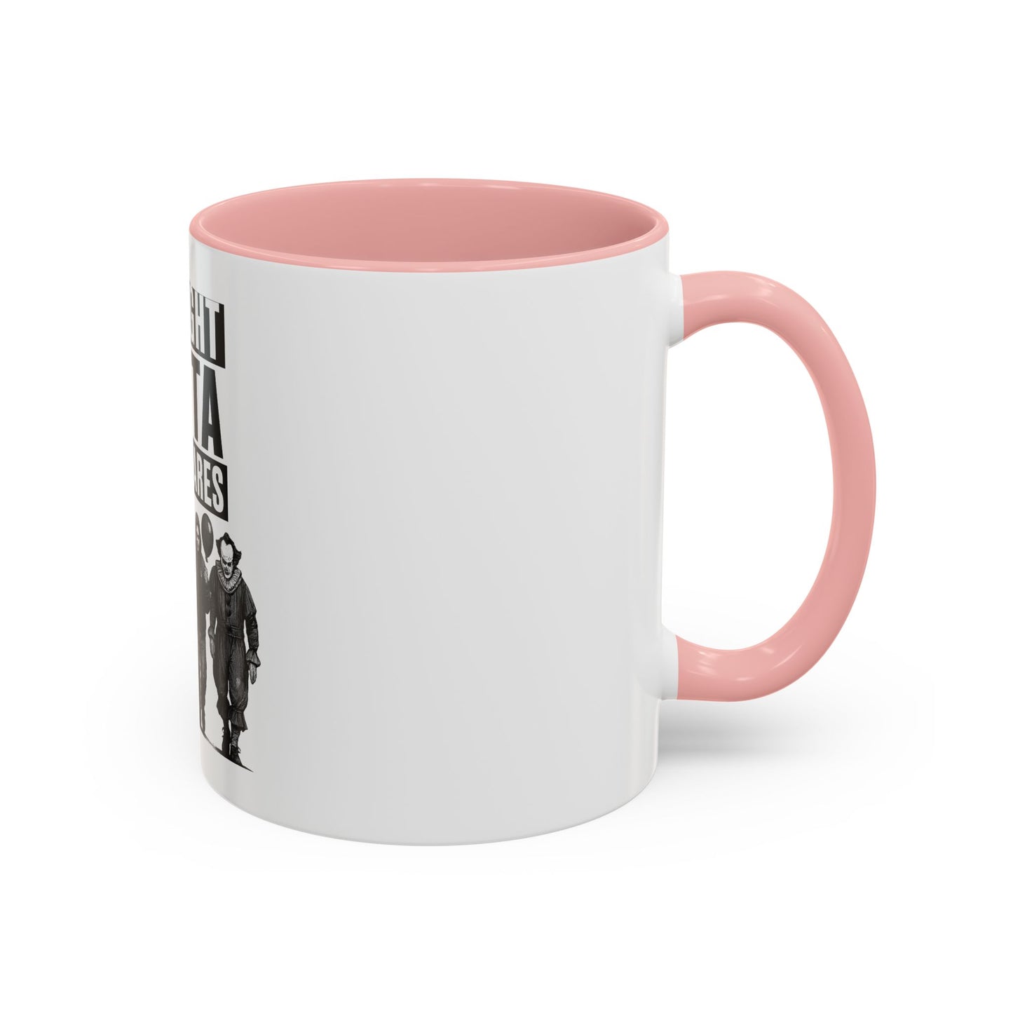 Straight Outta Nightmares Accent Coffee Mug | Spooky Mug, Horror Coffee Cup, Unique Gift for Halloween, Funware, Collectible Tea Mug