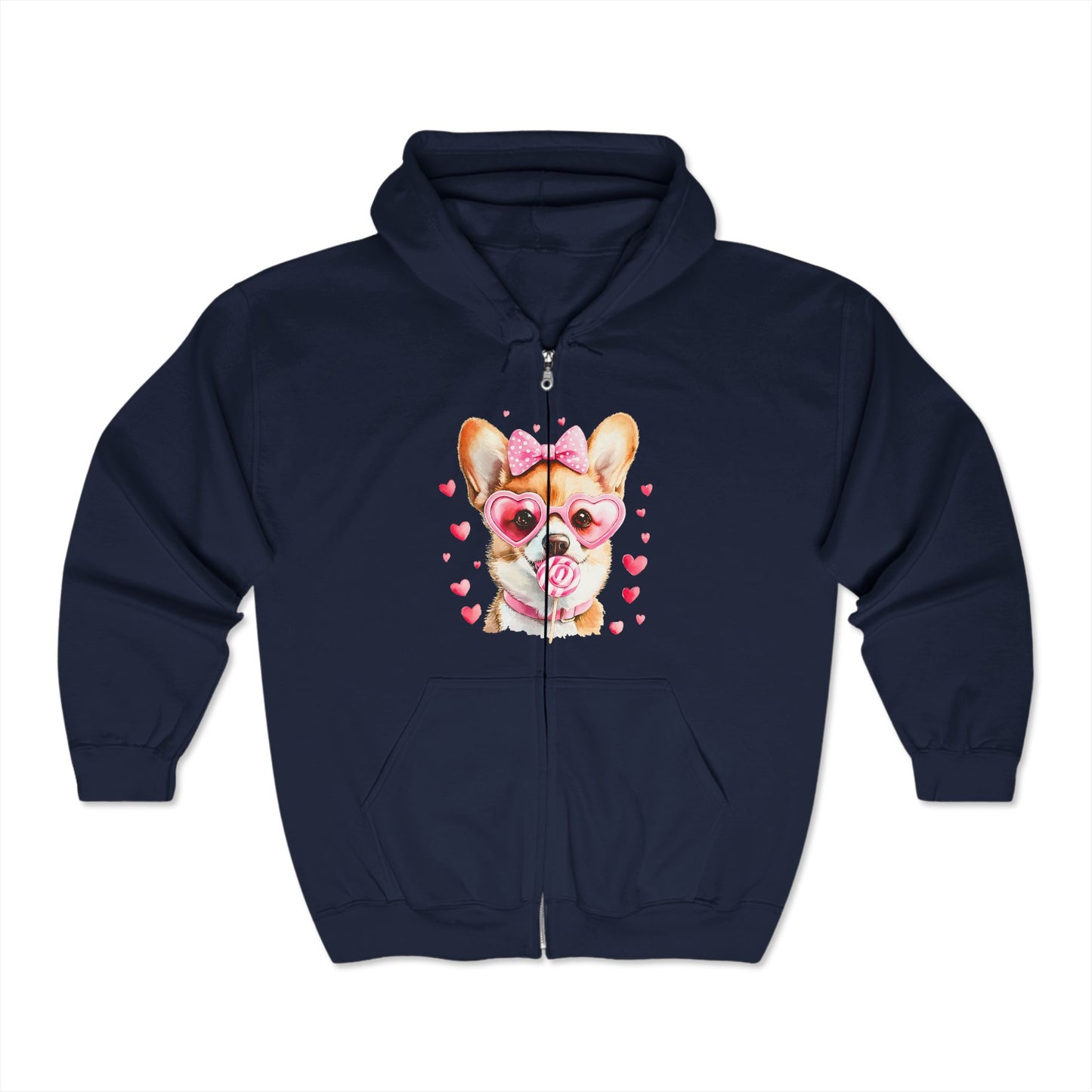 Valentines Unisex Heavy Blend™ Full Zip Hooded Sweatshirt