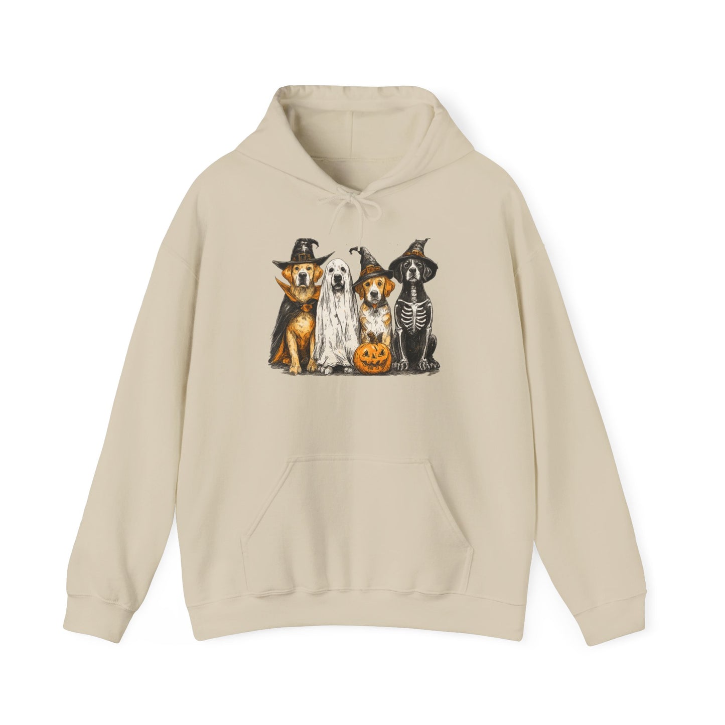 Halloween Pet Lover Hoodie, Unisex Hoodie, Cute Dog Hoodie, Cozy Halloween Apparel, Animal Lover Gift