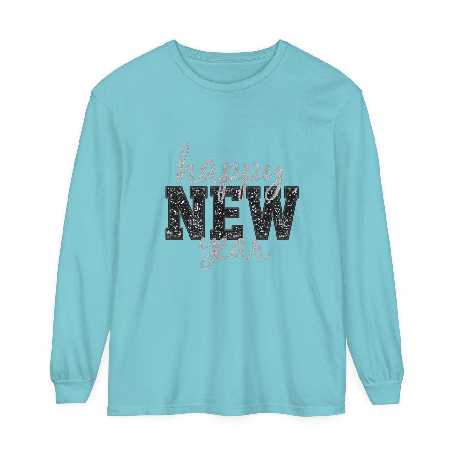 New Year Unisex Garment-dyed Long Sleeve T-Shirt