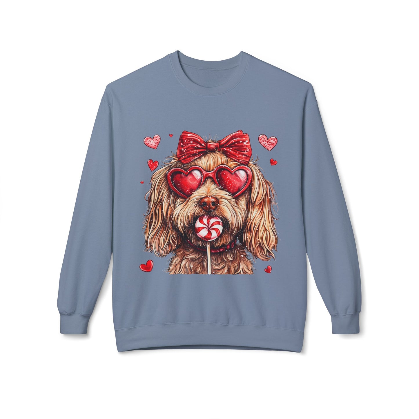 Valentines Unisex Midweight Softstyle Fleece Crewneck Sweatshirt
