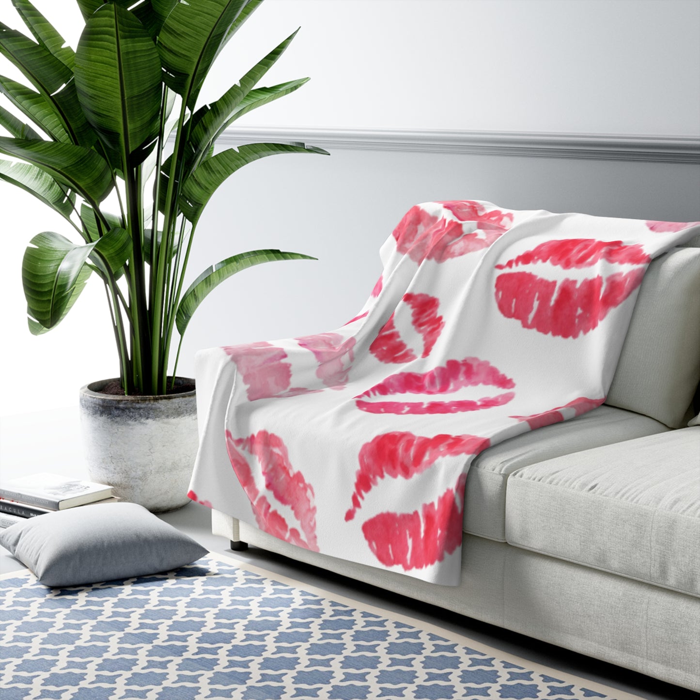 Valentines Sherpa Fleece Blanket