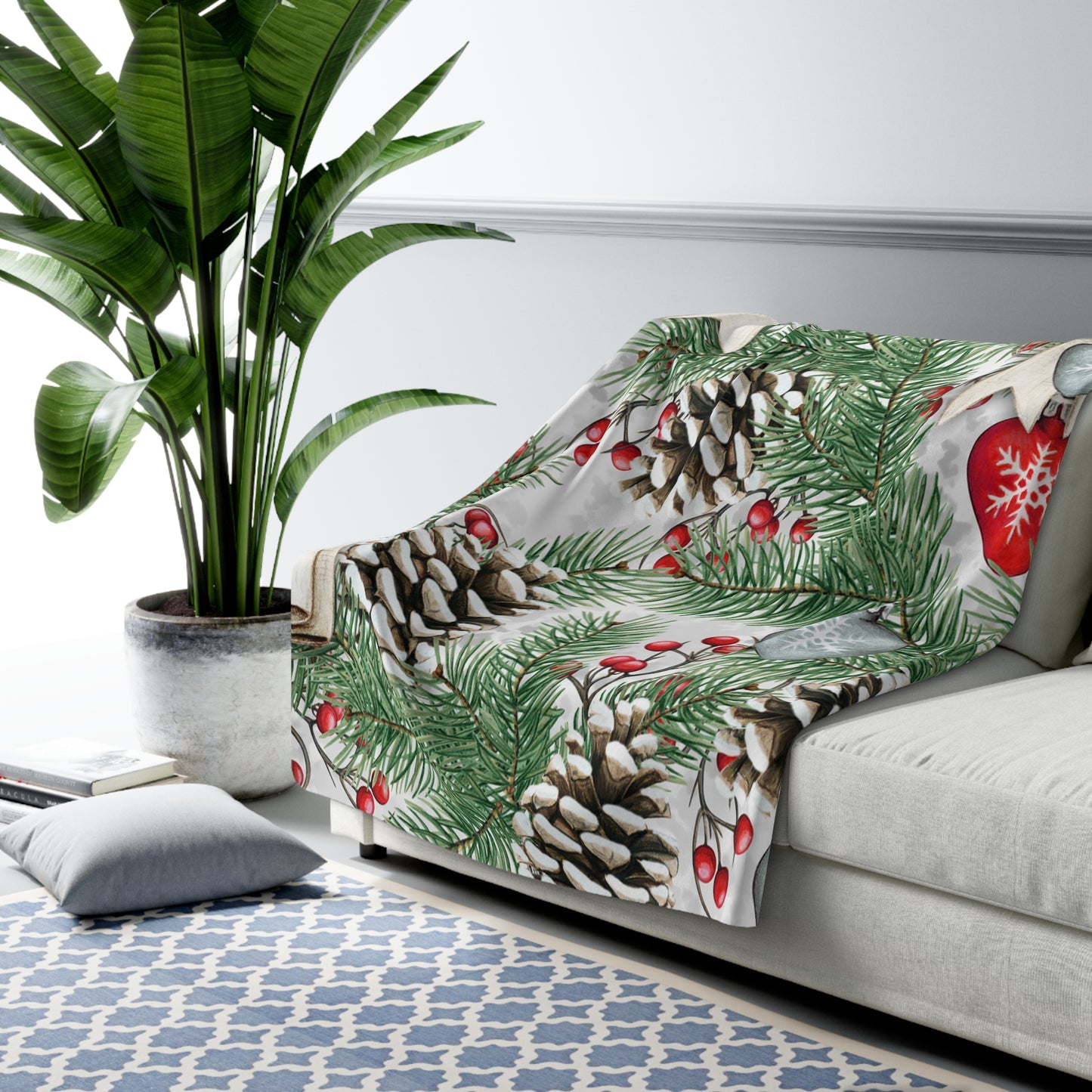 Christmas Bow Blanket