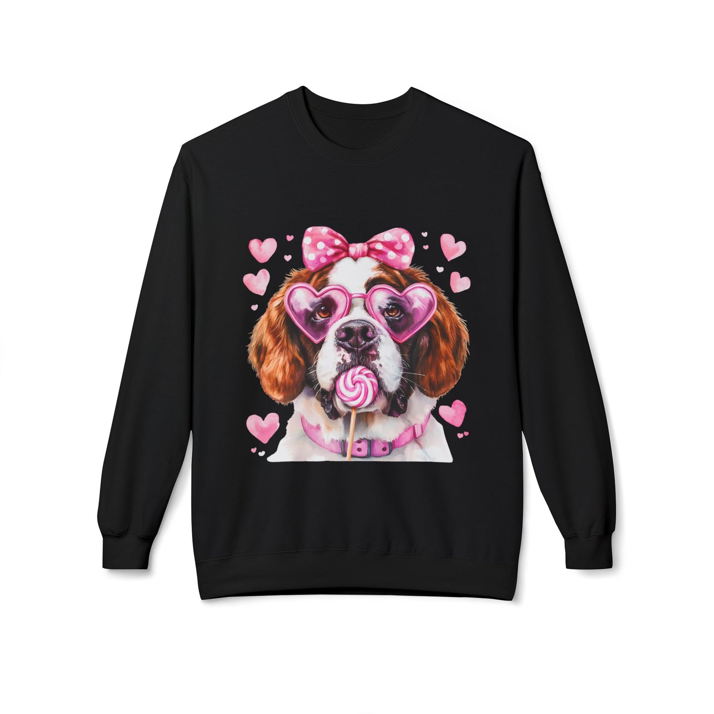 Valentines Unisex Midweight Softstyle Fleece Crewneck Sweatshirt