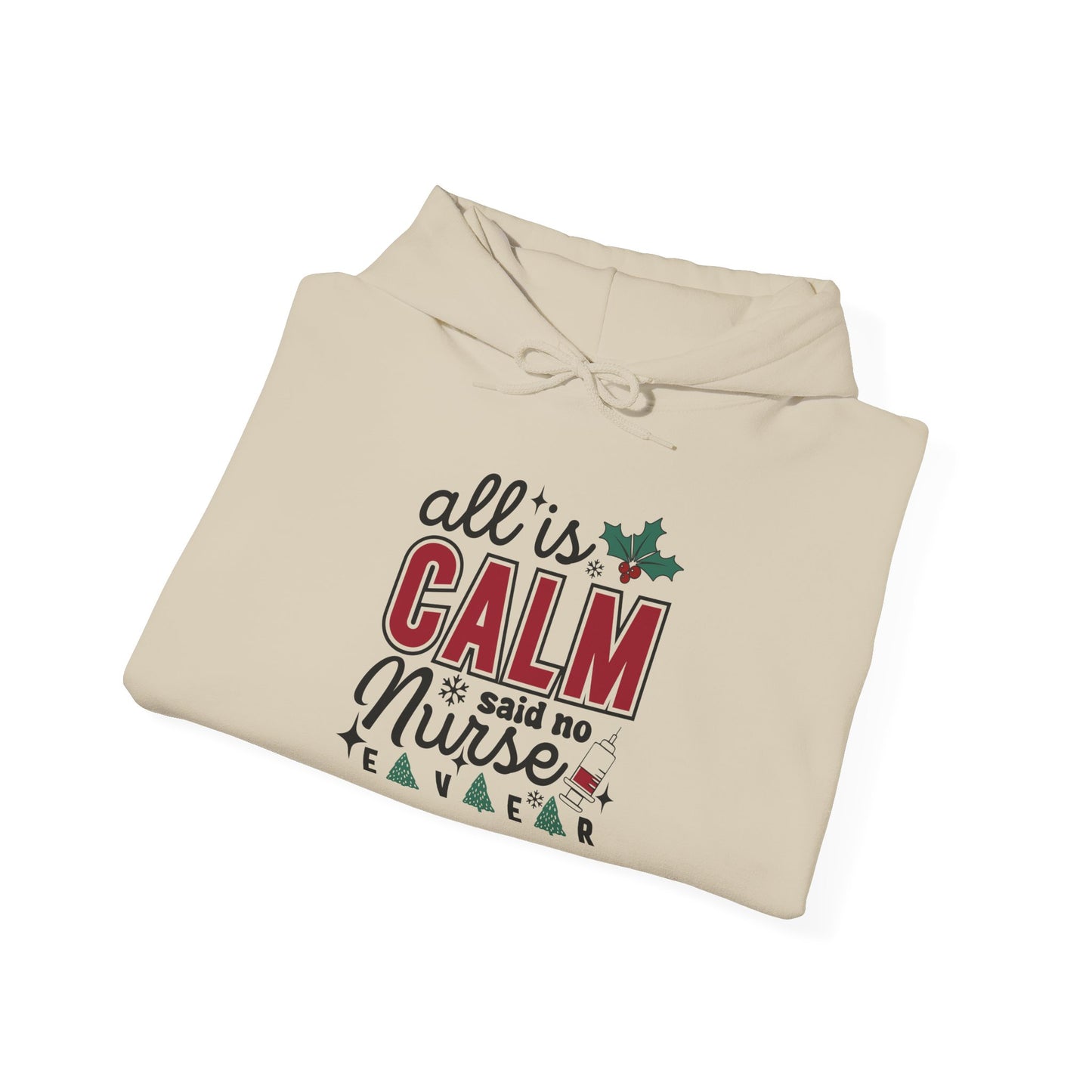 Festive Nurse Hooded Hoodie - Cozy Holiday Gift for Nurses - Christmas Apparel, Cute Hoodie, Nurse Life Hoodie, Xmas Gift Idea