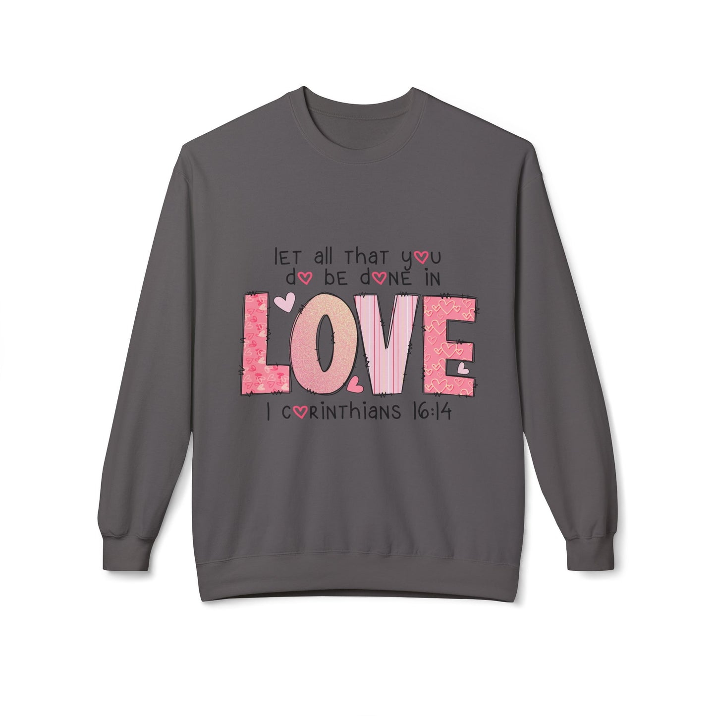 Valentines Unisex Midweight Softstyle Fleece Crewneck Sweatshirt