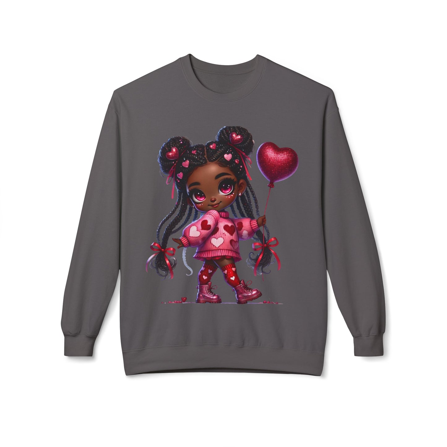 Valentines Unisex Midweight Softstyle Fleece Crewneck Sweatshirt