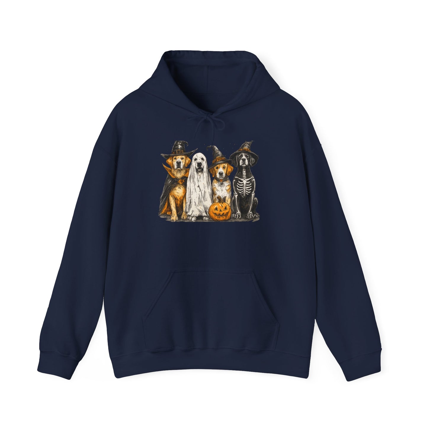 Halloween Pet Lover Hoodie, Unisex Hoodie, Cute Dog Hoodie, Cozy Halloween Apparel, Animal Lover Gift