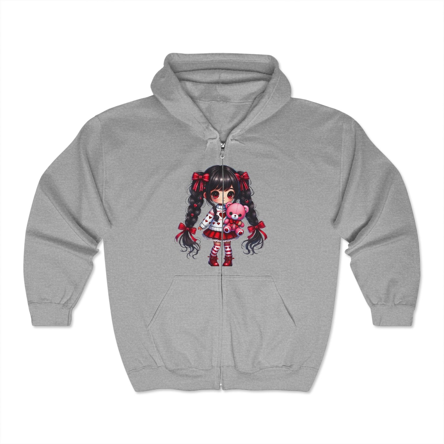 Valentines Unisex Heavy Blend™ Full Zip Hooded Sweatshirt