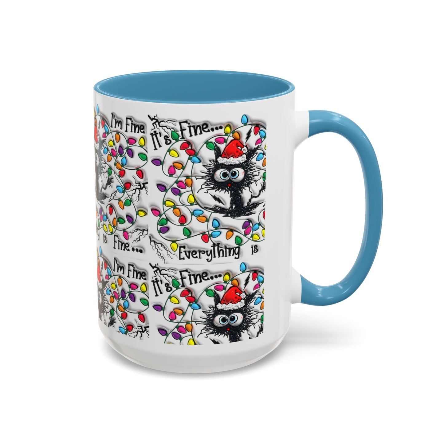 Christmas Accent Coffee Mug (11, 15oz)