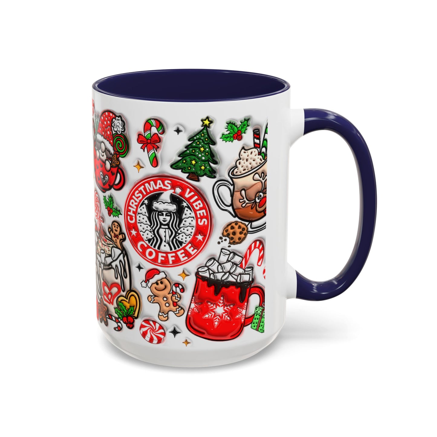 Christmas Accent Coffee Mug (11, 15oz)