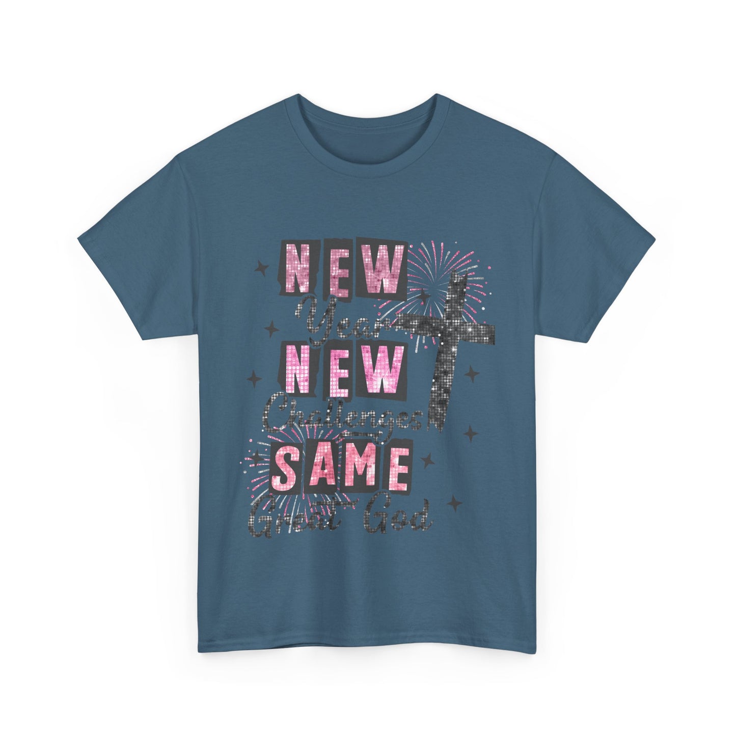 New Year Unisex Heavy Cotton Tee