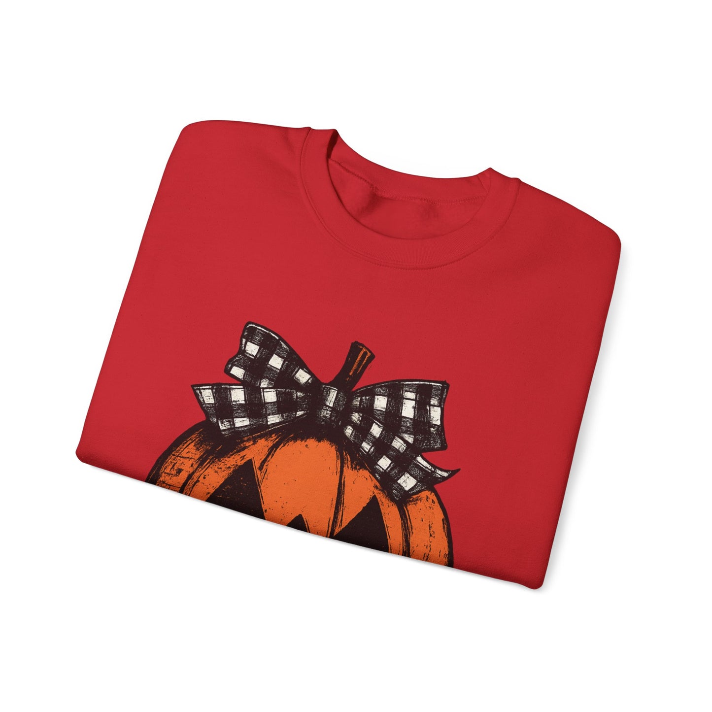Autumn Pumpkin Crewneck Sweatshirt, Fall Fashion, Halloween Sweatshirt, Cozy Sweater, Pumpkin Patch Outfit, Unisex Clothing
