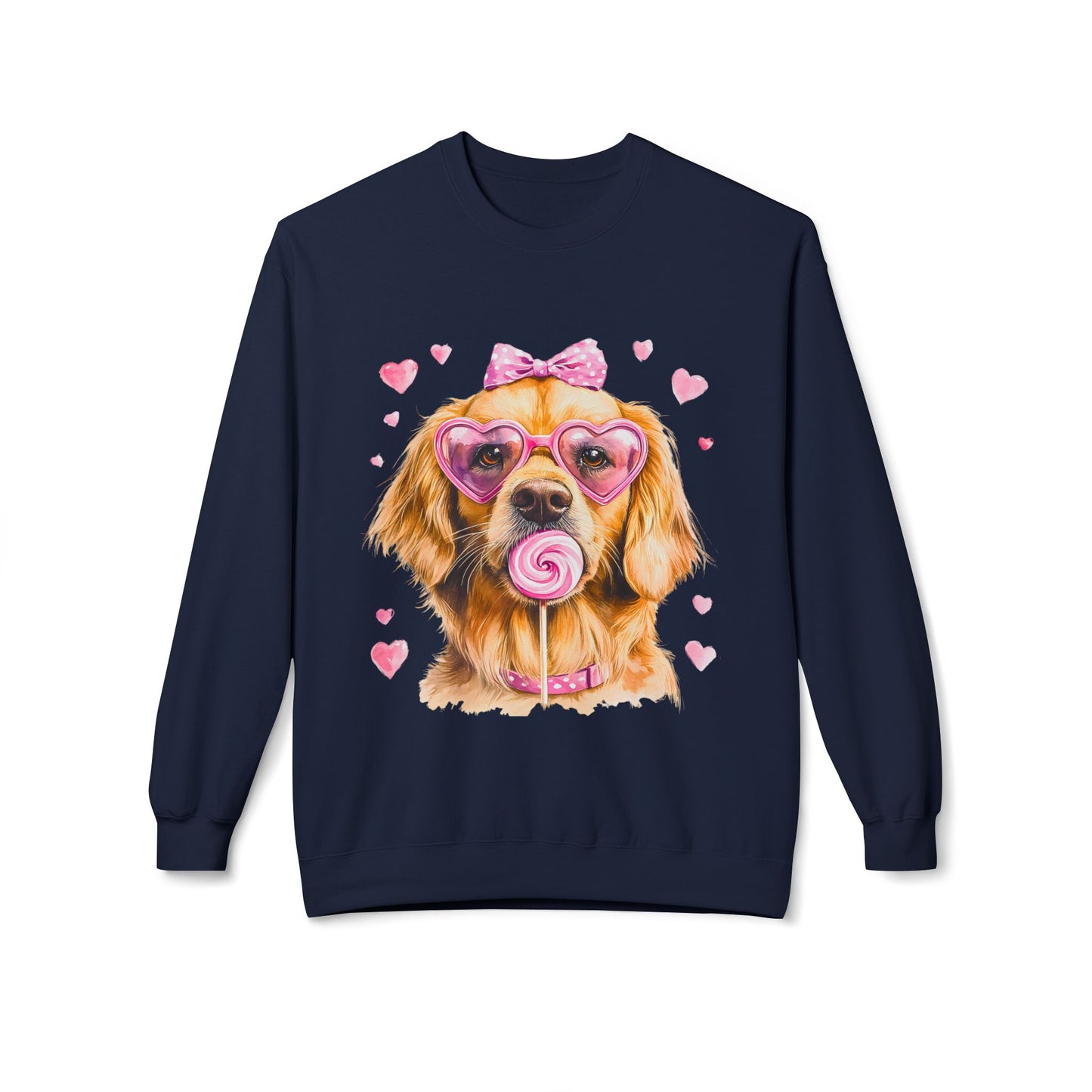 Valentines Unisex Midweight Softstyle Fleece Crewneck Sweatshirt