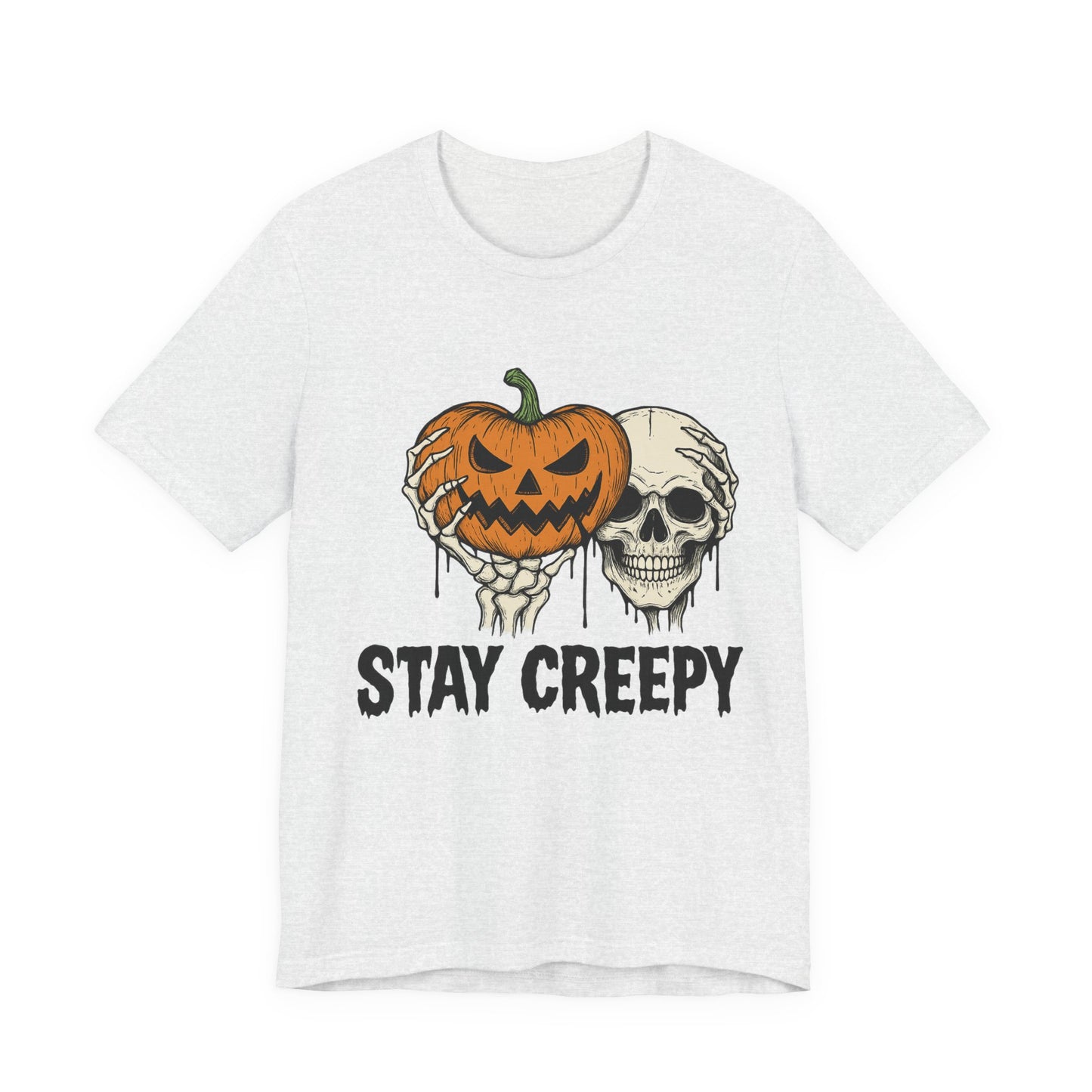 Halloween Graphic Tee - Stay Creepy Unisex Shirt, Fall Fashion, Spooky Halloween Apparel, Casual Wear, Gift for Halloween Lovers