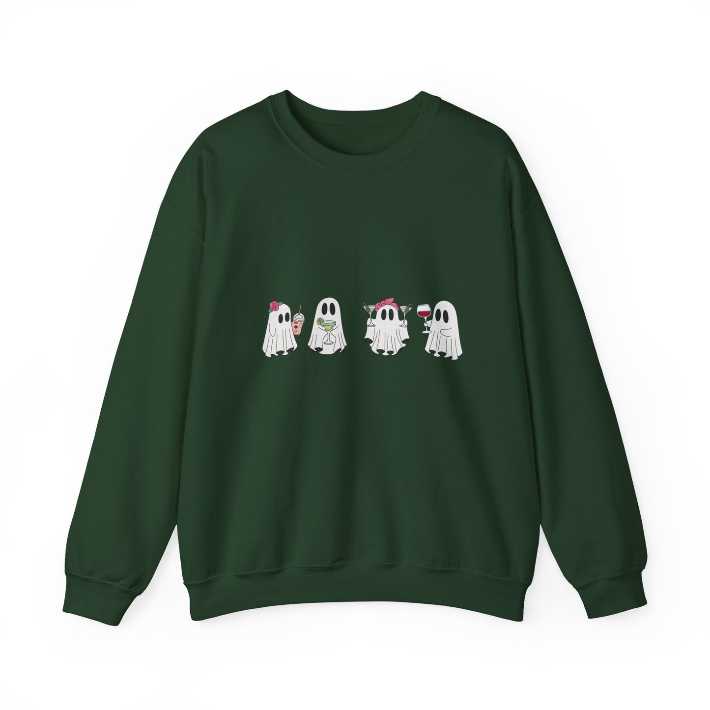 Ghostly Fun Unisex Sweatshirt - Cozy Halloween Apparel, Fall Fashion, Spooky Season Style, Gift for Ghost Lovers, Casual Comfort