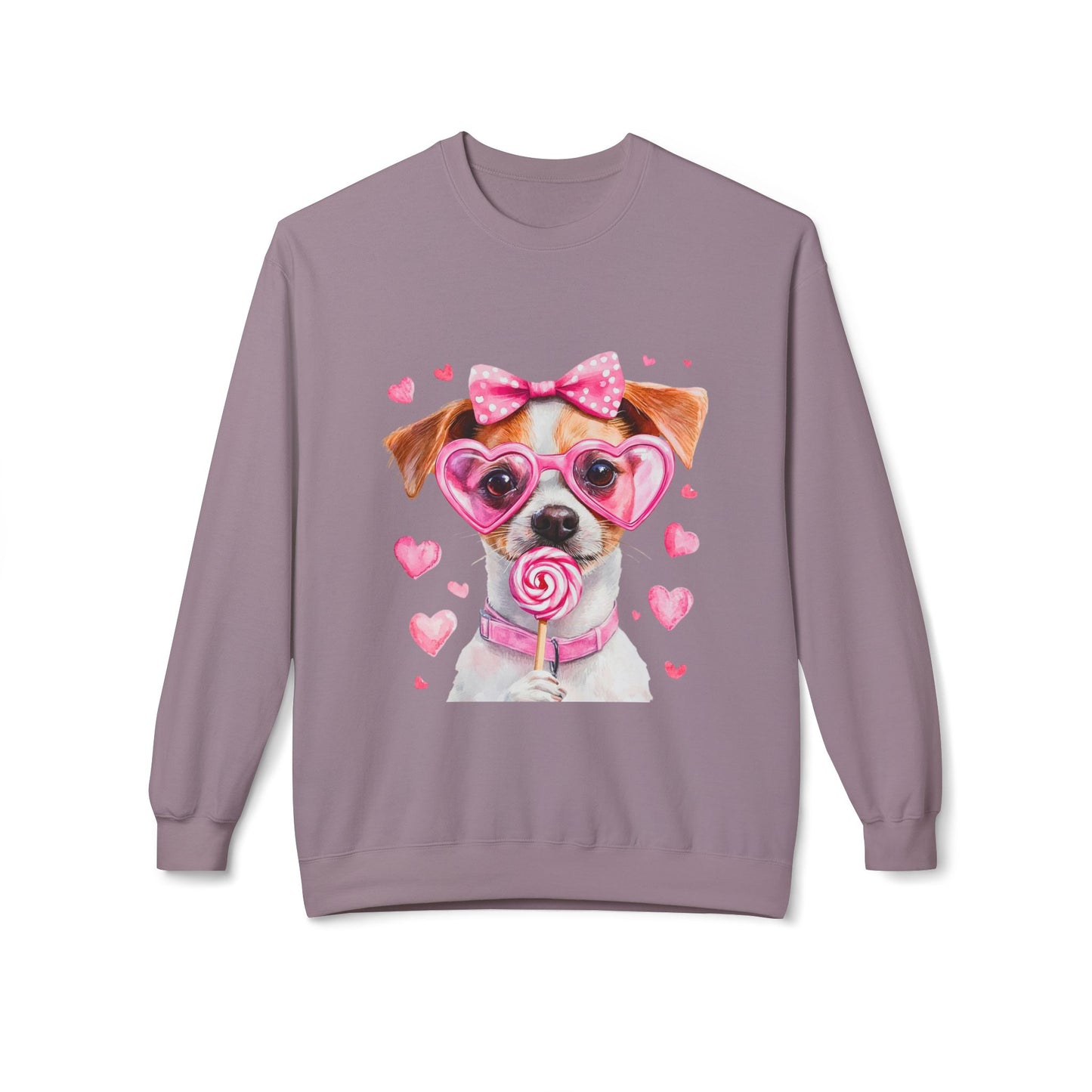 Valentines Unisex Midweight Softstyle Fleece Crewneck Sweatshirt