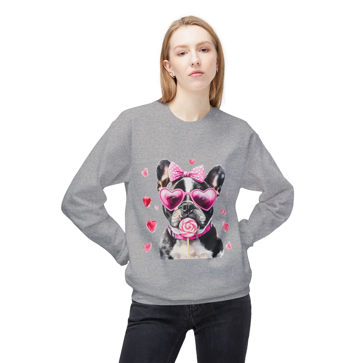 Valentines Unisex Midweight Softstyle Fleece Crewneck Sweatshirt