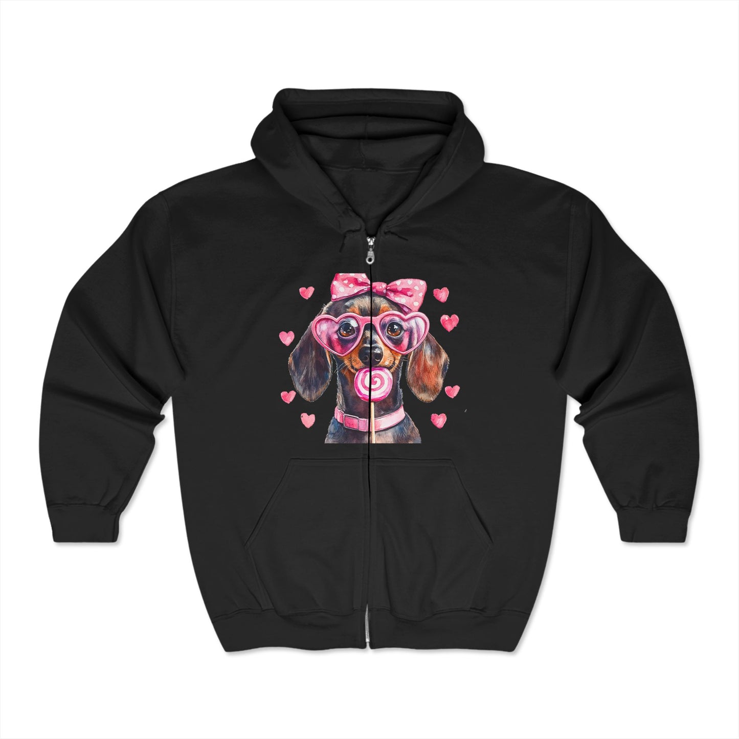 Valentines Unisex Heavy Blend™ Full Zip Hooded Sweatshirt