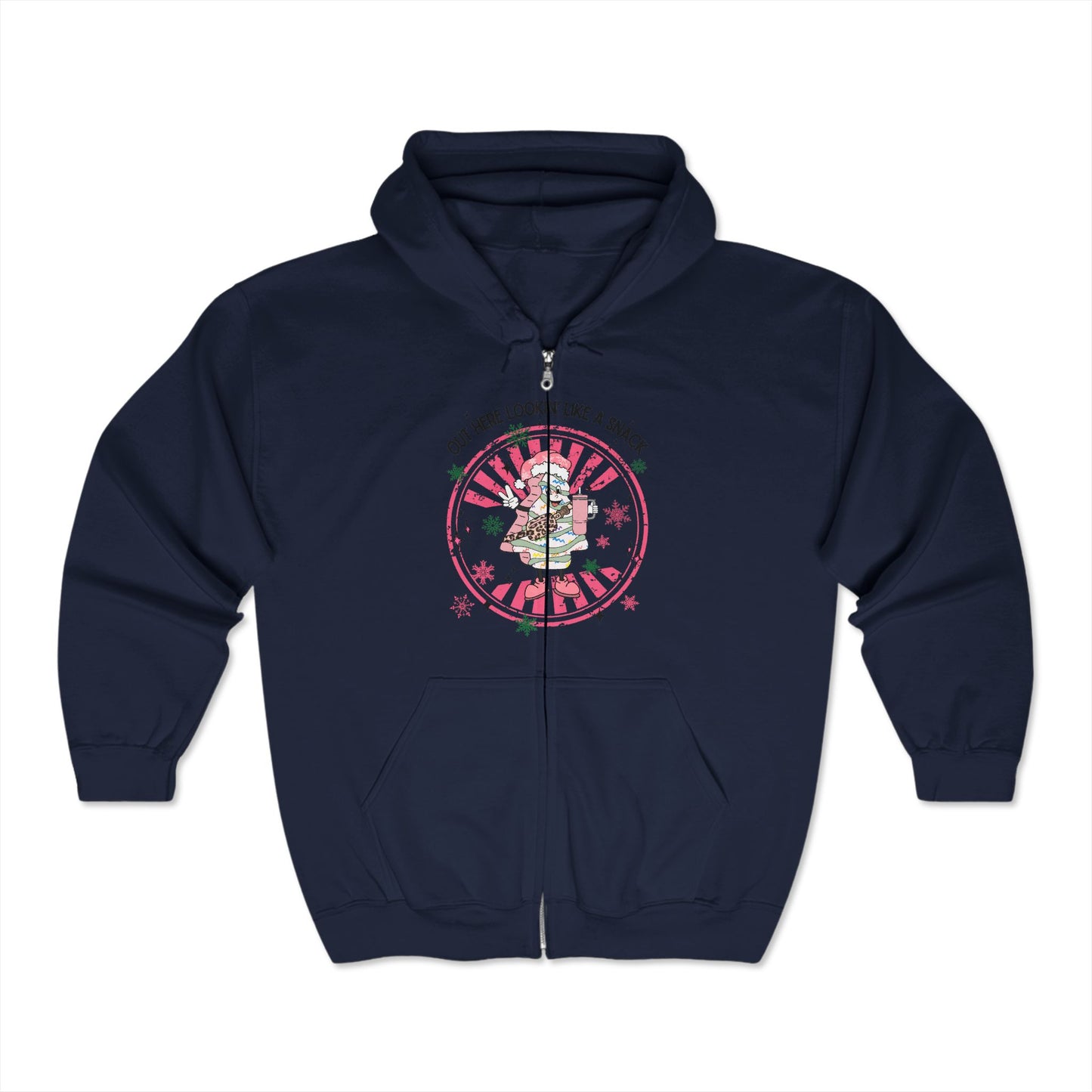 Christmas Unisex Heavy Blend™ Full Zip Hooded Sweatshirt