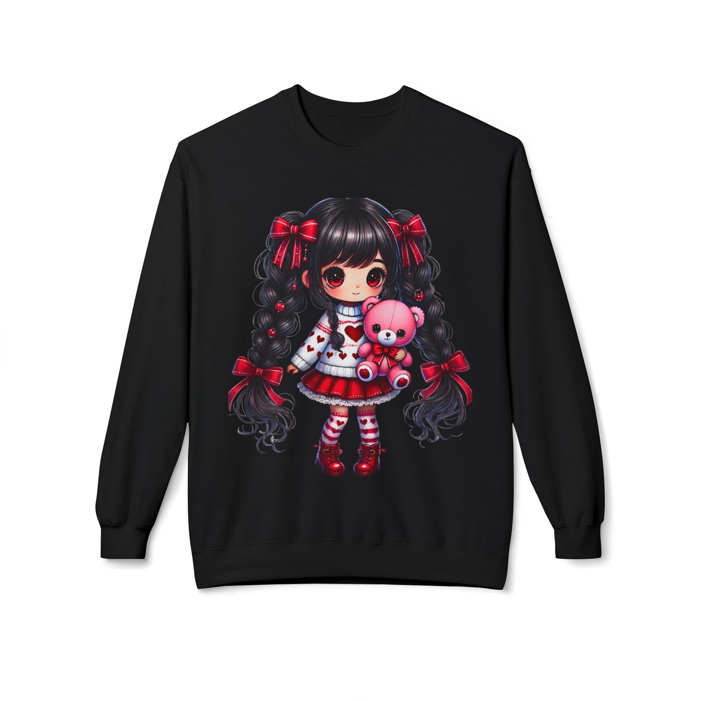Valentines Unisex Midweight Softstyle Fleece Crewneck Sweatshirt