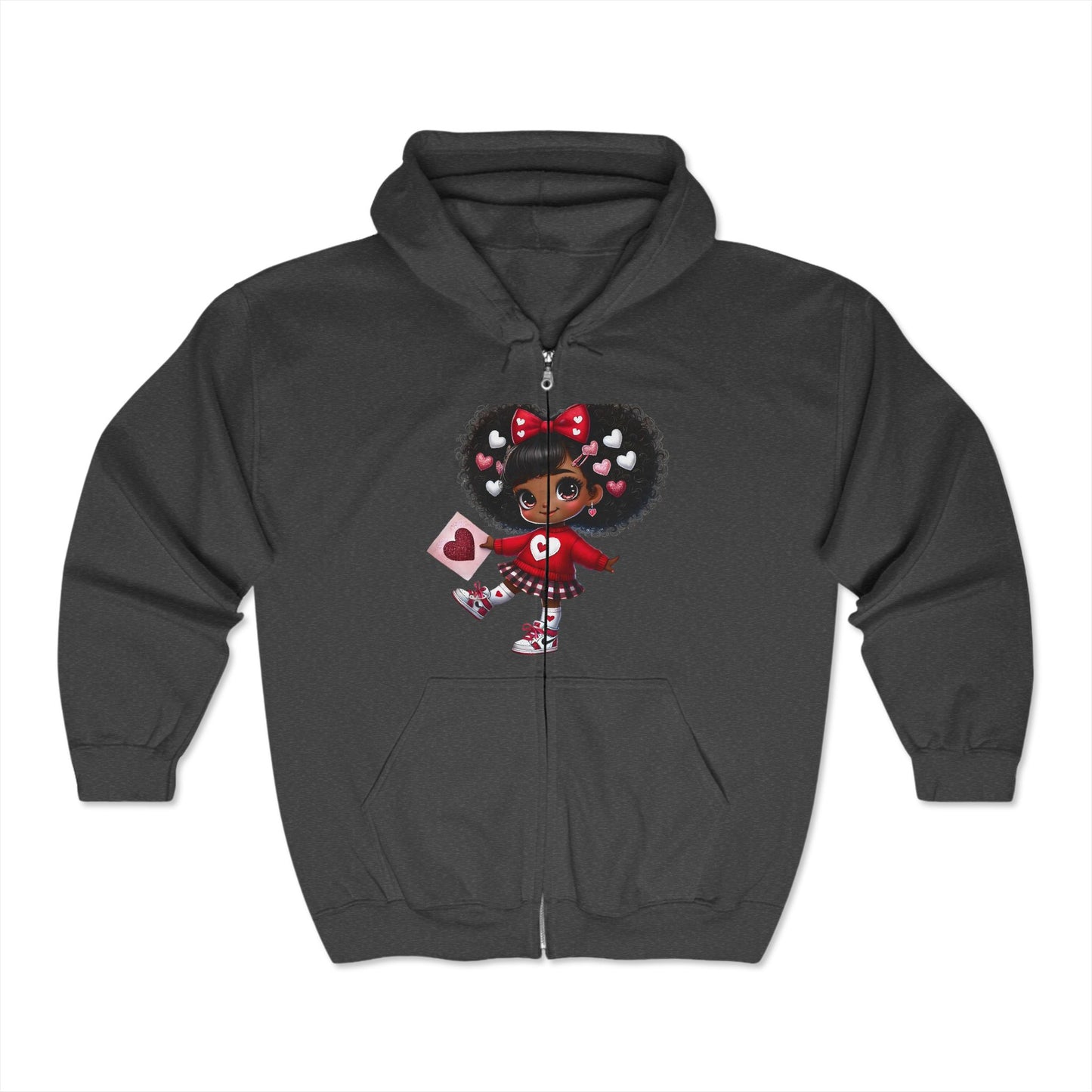Valentines Unisex Heavy Blend™ Full Zip Hooded Sweatshirt