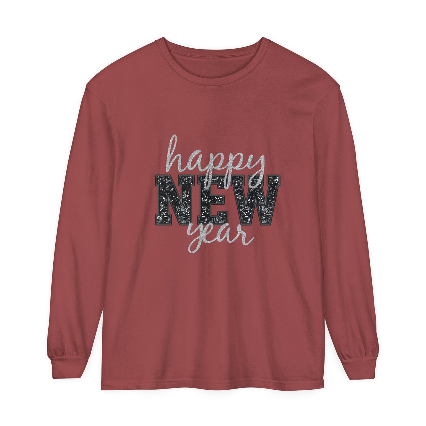 New Year Unisex Garment-dyed Long Sleeve T-Shirt