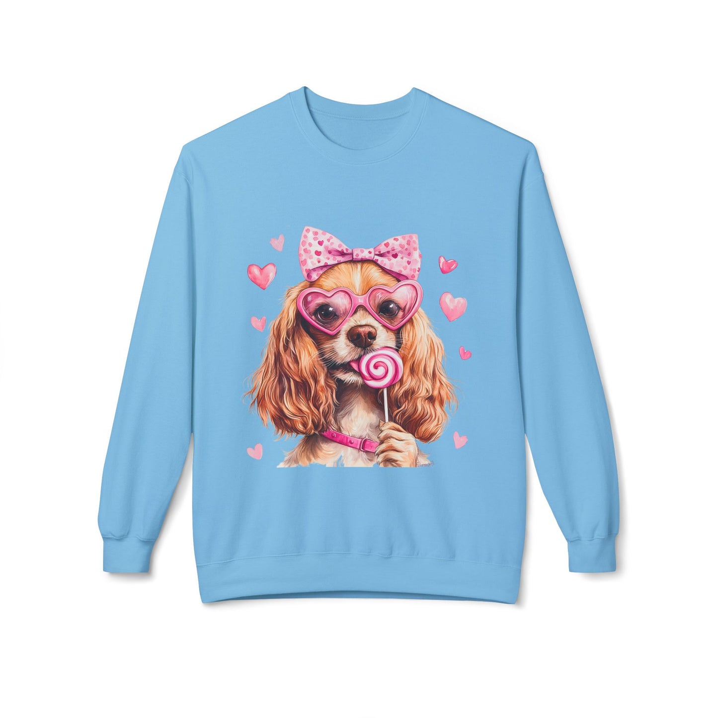 Valentines Unisex Midweight Softstyle Fleece Crewneck Sweatshirt