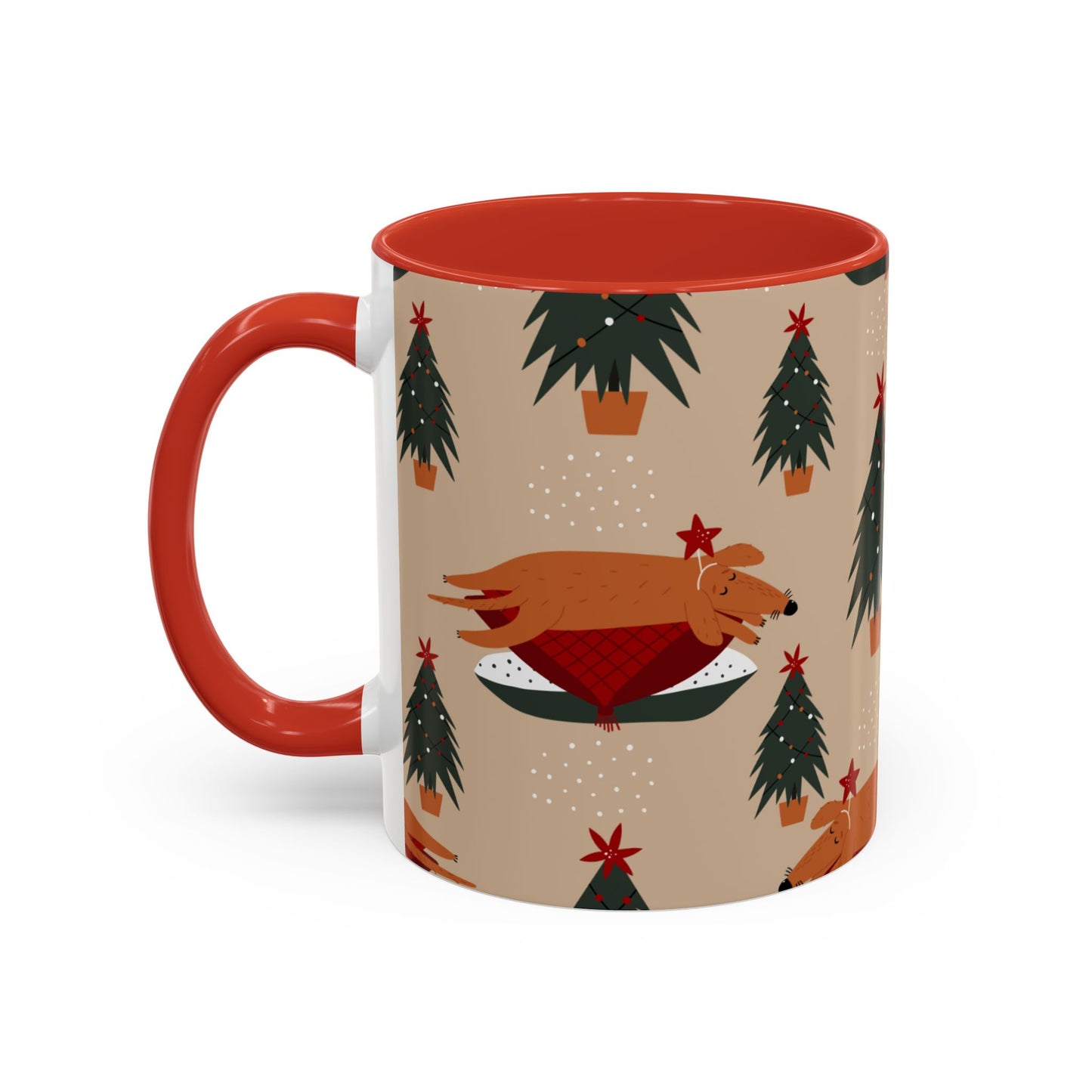 Christmas Accent Coffee Mug (11, 15oz)