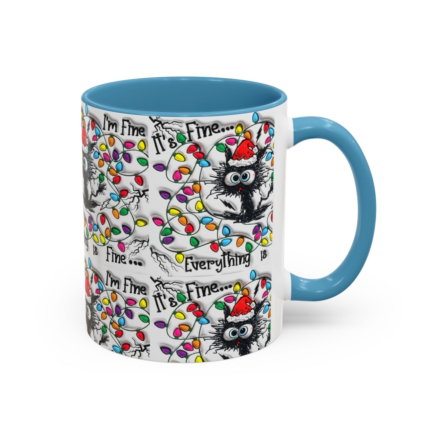 Christmas Accent Coffee Mug (11, 15oz)