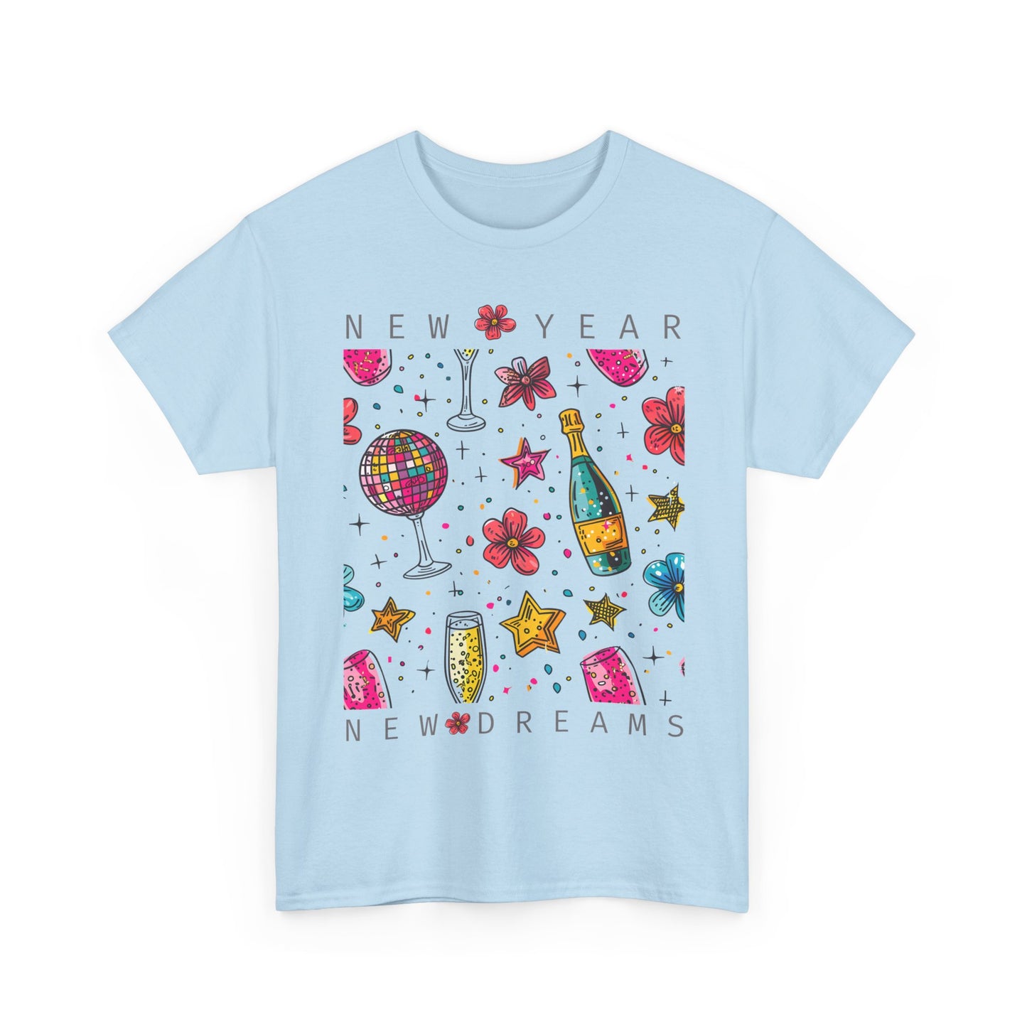 New Year Unisex Heavy Cotton Tee