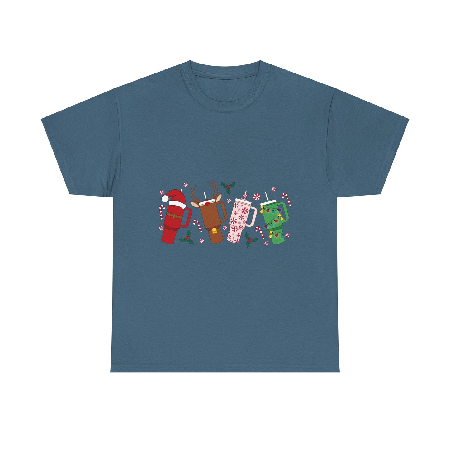 Christmas Unisex Garment-dyed Long Sleeve T-ShirtUnisex Heavy Cotton Tee