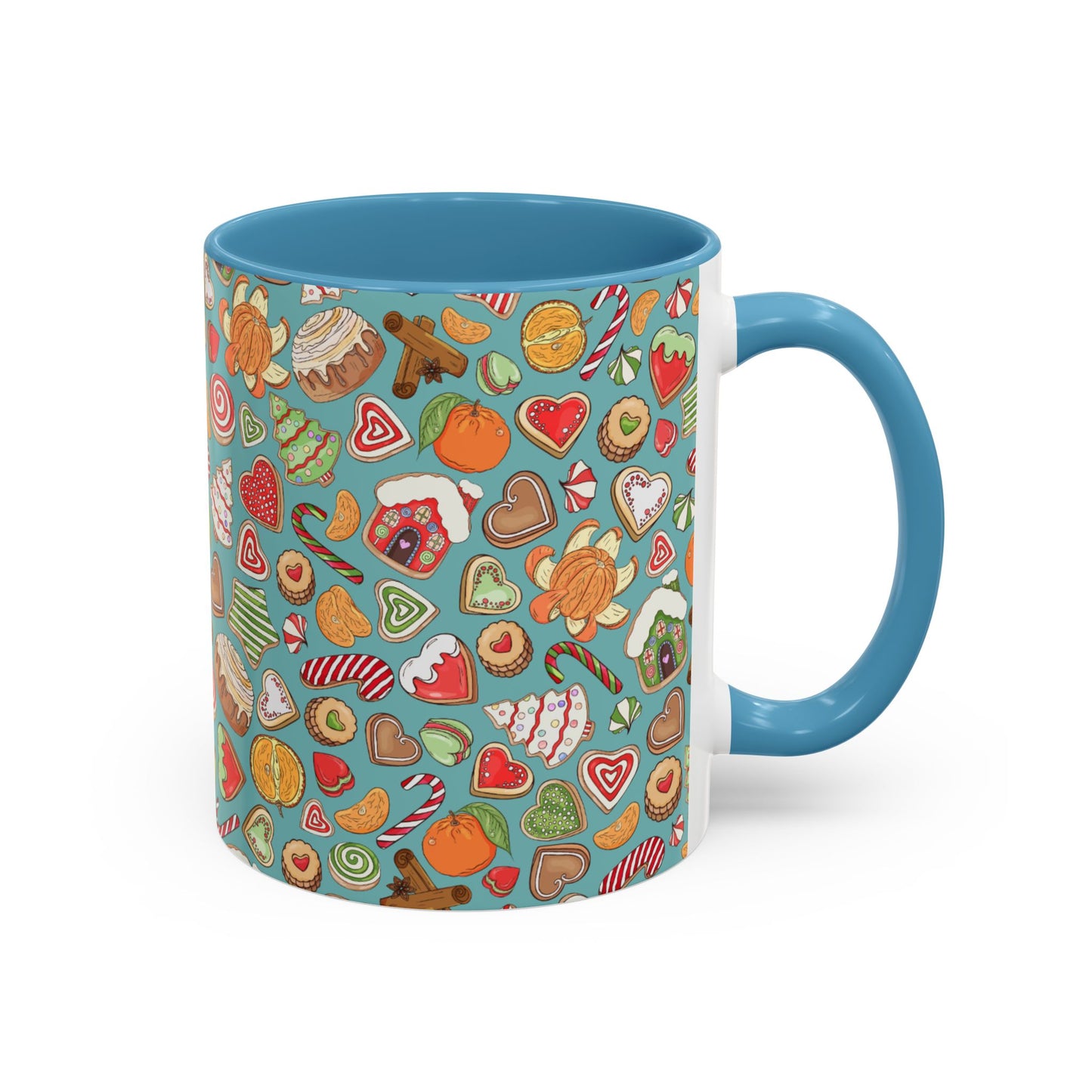 Christmas Accent Coffee Mug (11, 15oz)