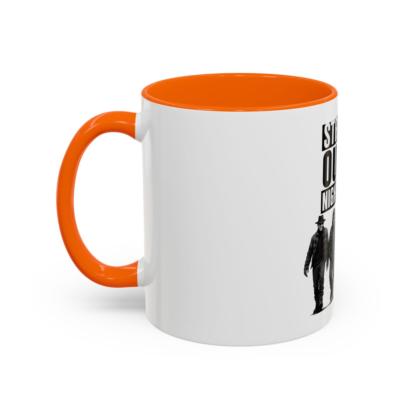 Straight Outta Nightmares Accent Coffee Mug | Spooky Mug, Horror Coffee Cup, Unique Gift for Halloween, Funware, Collectible Tea Mug