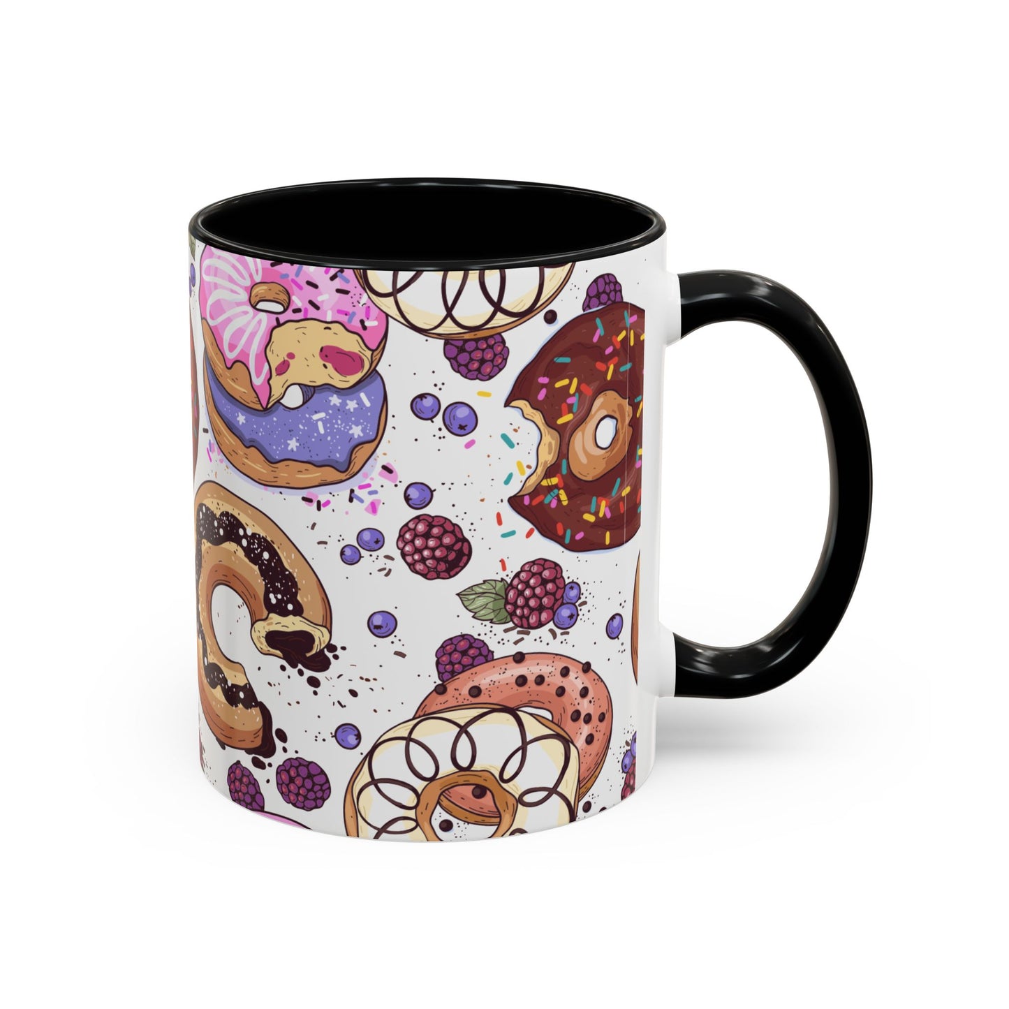 Doughnut Accent Coffee Mug (11, 15oz)