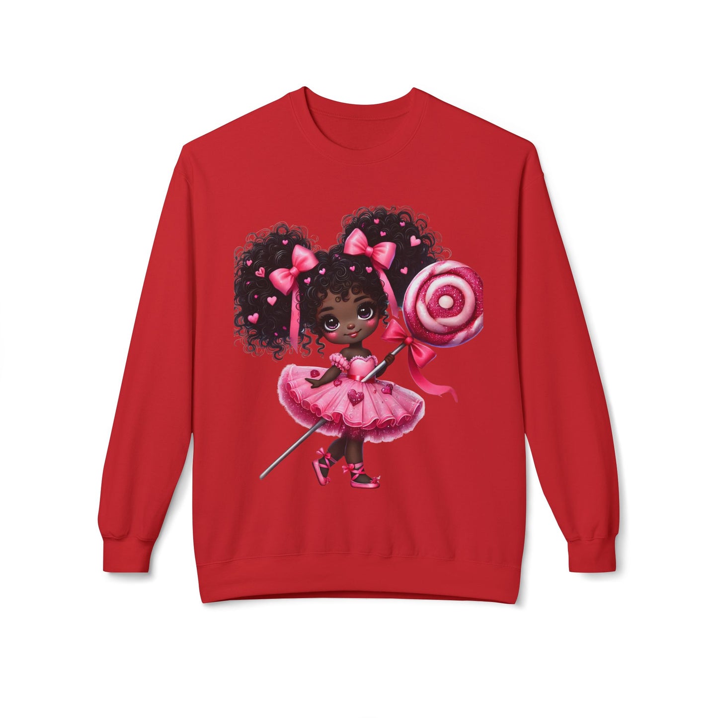 Valentines Unisex Midweight Softstyle Fleece Crewneck Sweatshirt