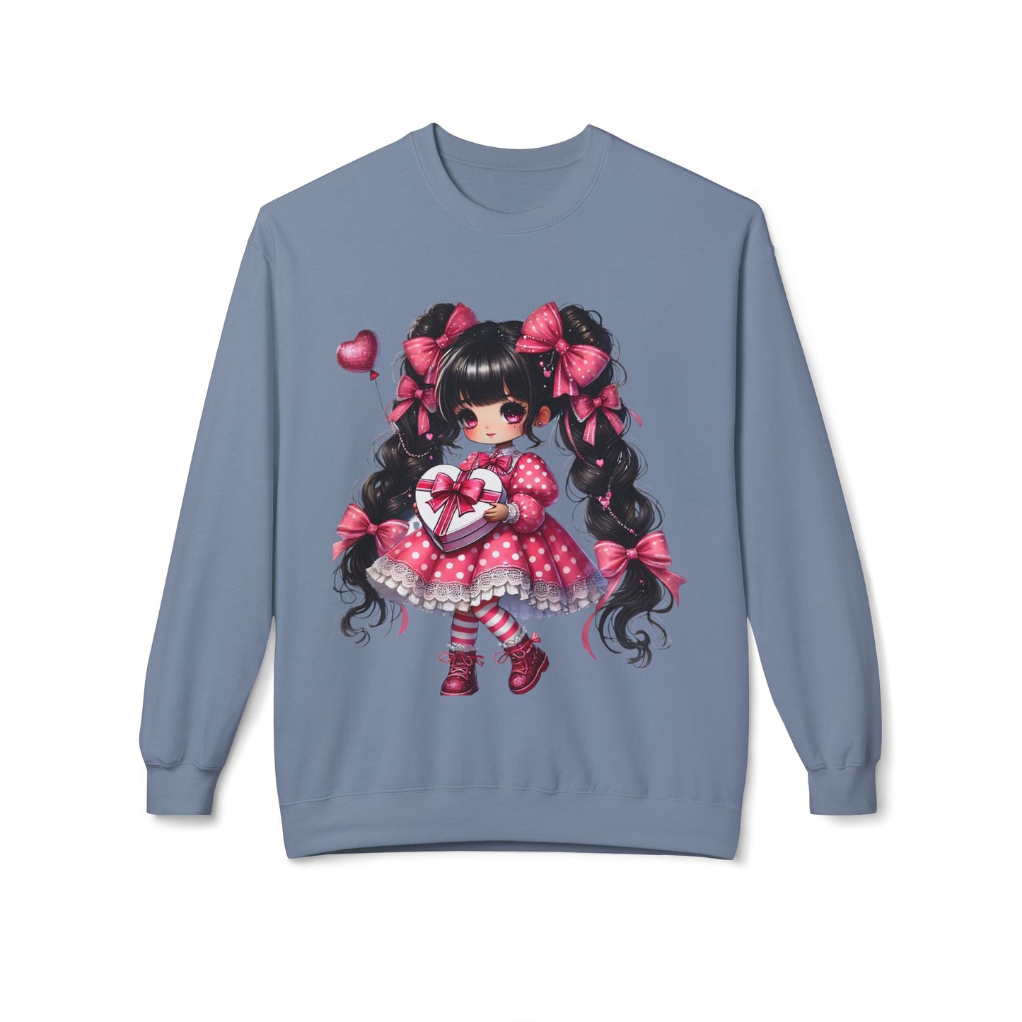 Valentines Unisex Midweight Softstyle Fleece Crewneck Sweatshirt