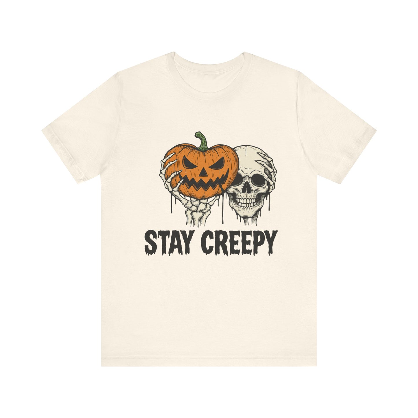 Halloween Graphic Tee - Stay Creepy Unisex Shirt, Fall Fashion, Spooky Halloween Apparel, Casual Wear, Gift for Halloween Lovers